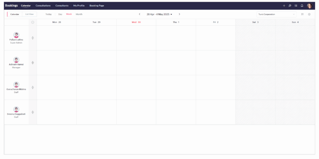 Your Scheduling Assitant​