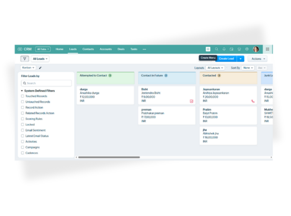 Why choose Zoho CRM?​