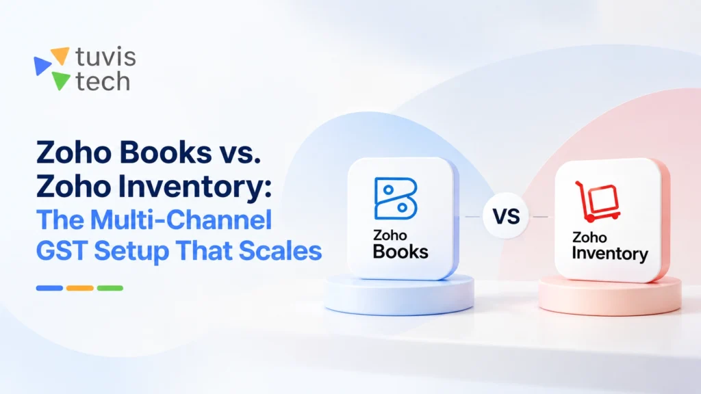 Zoho Books vs. Zoho Inventory The Multi-Channel GST Setup That Scales